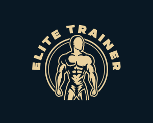 Gym Muscle Workout logo design