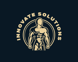 Gym - Gym Muscle Workout logo design