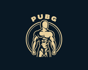 Training - Gym Muscle Workout logo design