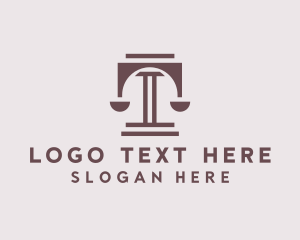 Legal Service Lawyer  logo design