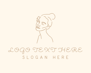 Interior - Minimalist Woman Cosmetic logo design