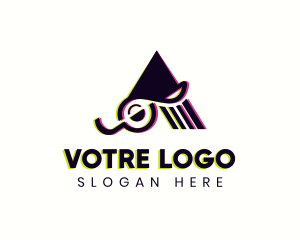Pyramid - Triangle G Clef logo design