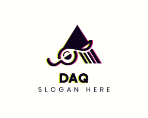 Music Shop - Triangle G Clef logo design