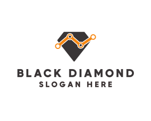 Diamond Gem Statistics logo design