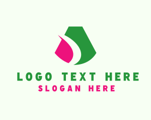 Green Triangle - Modern Bold A logo design