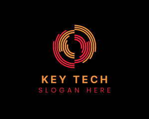 Digital Tech Radar logo design