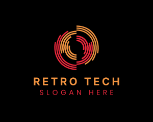 Digital Tech Radar logo design