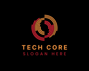 Digital Tech Radar logo design