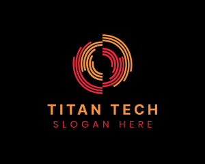 Digital Tech Radar logo design