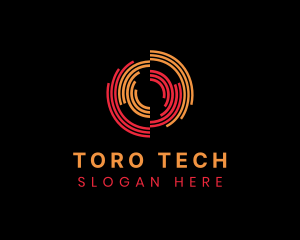 Digital Tech Radar logo design