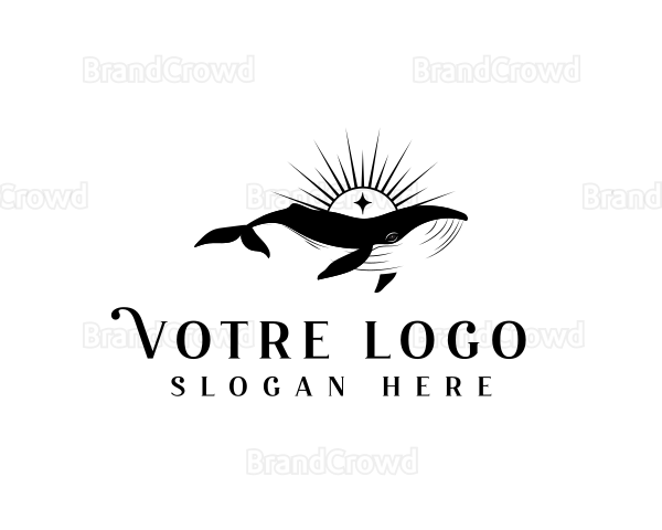 Wildlife Animal Whale Logo