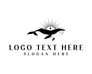 Marine - Wildlife Animal Whale logo design