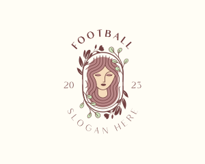 Nature Floral Woman Spa Logo