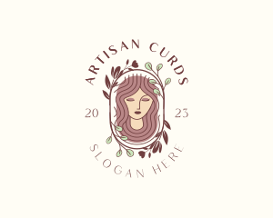 Nature Floral Woman Spa logo design