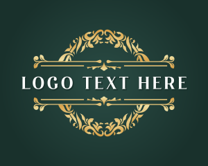 High End - Elegant Floral Ornament logo design