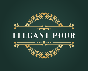 Elegant Floral Ornament logo design