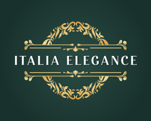 Elegant Floral Ornament logo design