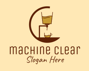 Coffee Espresso Machine  logo design