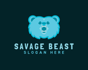 Angry Bear Beast logo design