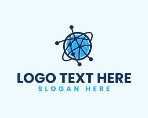 Global - Global Communication Network logo design