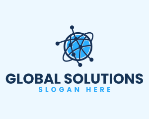 Universal - Global Communication Network logo design