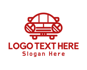 Quirky Car Front Logo