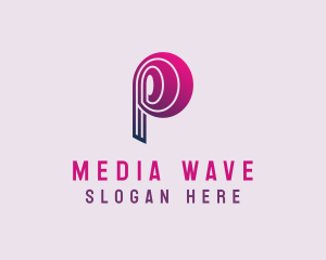 Broadcasting - Podcast Media Music Radio logo design