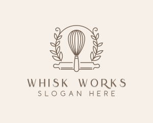 Whisk Confectionery Baker logo design