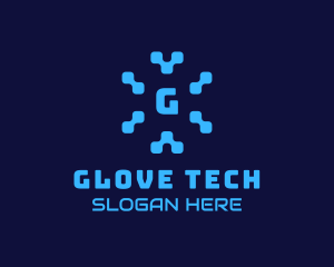 Pixel Tech Software App logo design