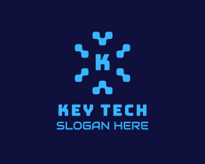 Pixel Tech Software App logo design