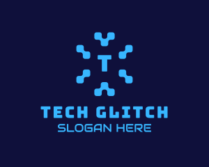 Pixel Tech Software App logo design