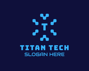 Pixel Tech Software App logo design