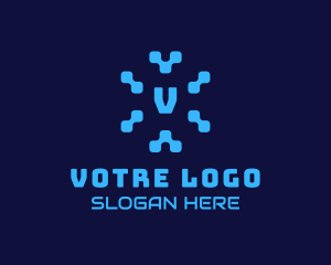 Pixel Tech Software App logo design