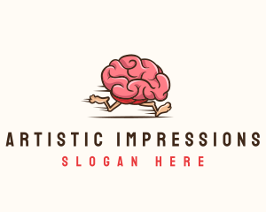 Fast Brain Psychology logo design