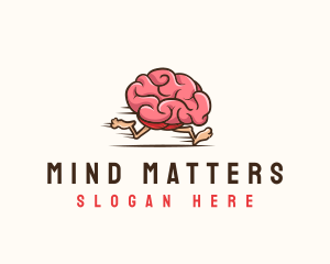 Brain - Fast Brain Psychology logo design