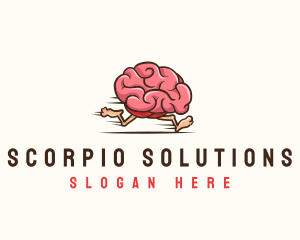 Fast Brain Psychology logo design