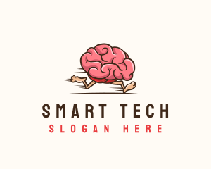 Smart - Fast Brain Psychology logo design