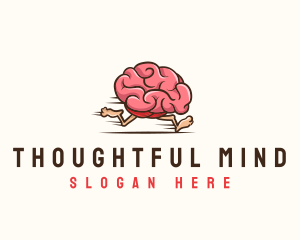 Thinking - Fast Brain Psychology logo design