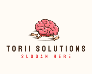 Fast Brain Psychology logo design