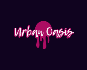 Urban - Urban Graffiti Drip logo design