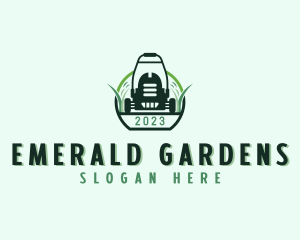 Lawn Mower Grass Gardening  logo design