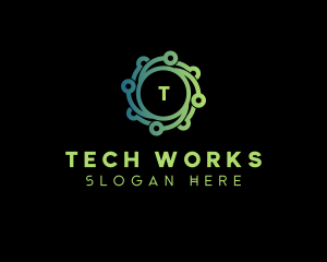 Tech Software Digital logo design