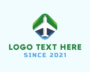 Cargo Plane - Travel Aviation Airplane logo design