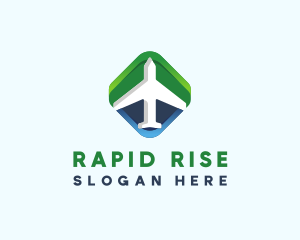 Travel Aviation Airplane logo design