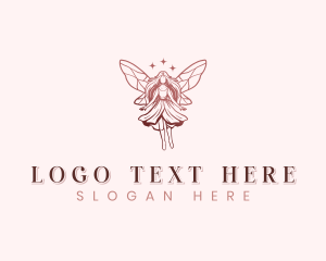 Character - Whimsical Fairy Wings logo design