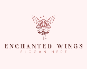 Fairy - Whimsical Fairy Wings logo design