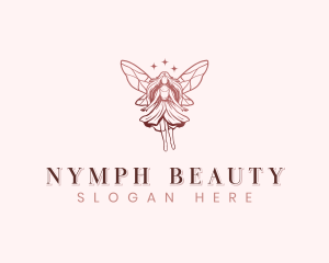 Whimsical Fairy Wings logo design