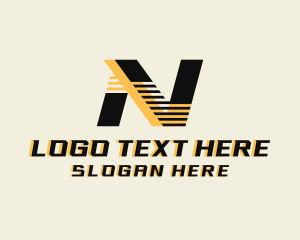 Courier - Professional Business Letter N logo design