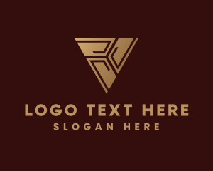 Financial - Consultant Company Triangle logo design