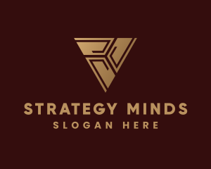 Consultancy - Consultant Company Triangle logo design